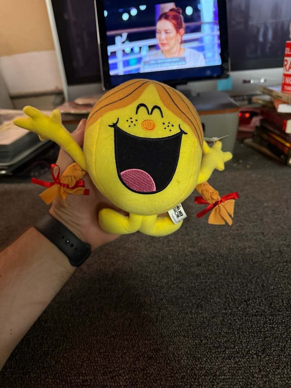 Little Miss Sunshine 7" Plush Stuffed Toy from The Mr. Men Show